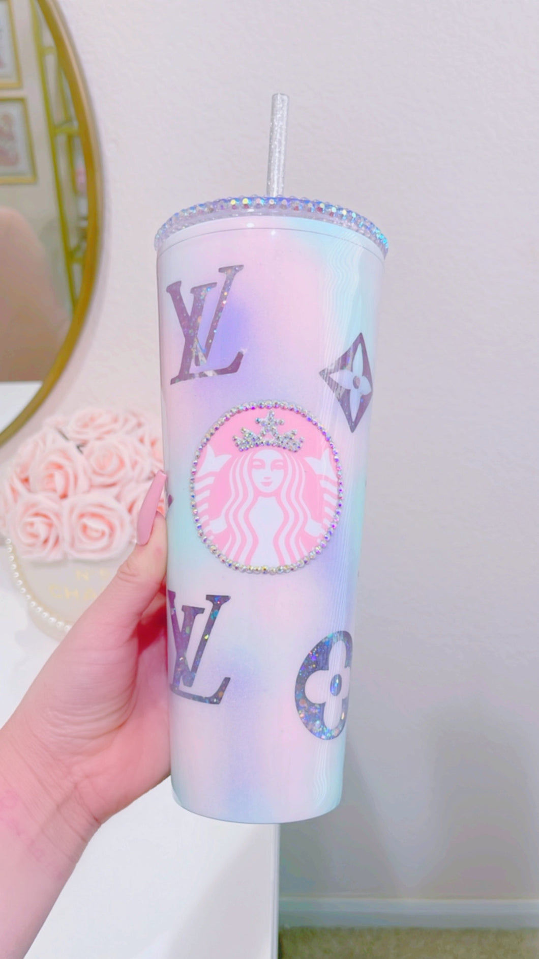 Louis Vuitton Starbucks Cup With Name 