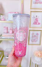 Load image into Gallery viewer, Ombre Rhinestone Tumbler