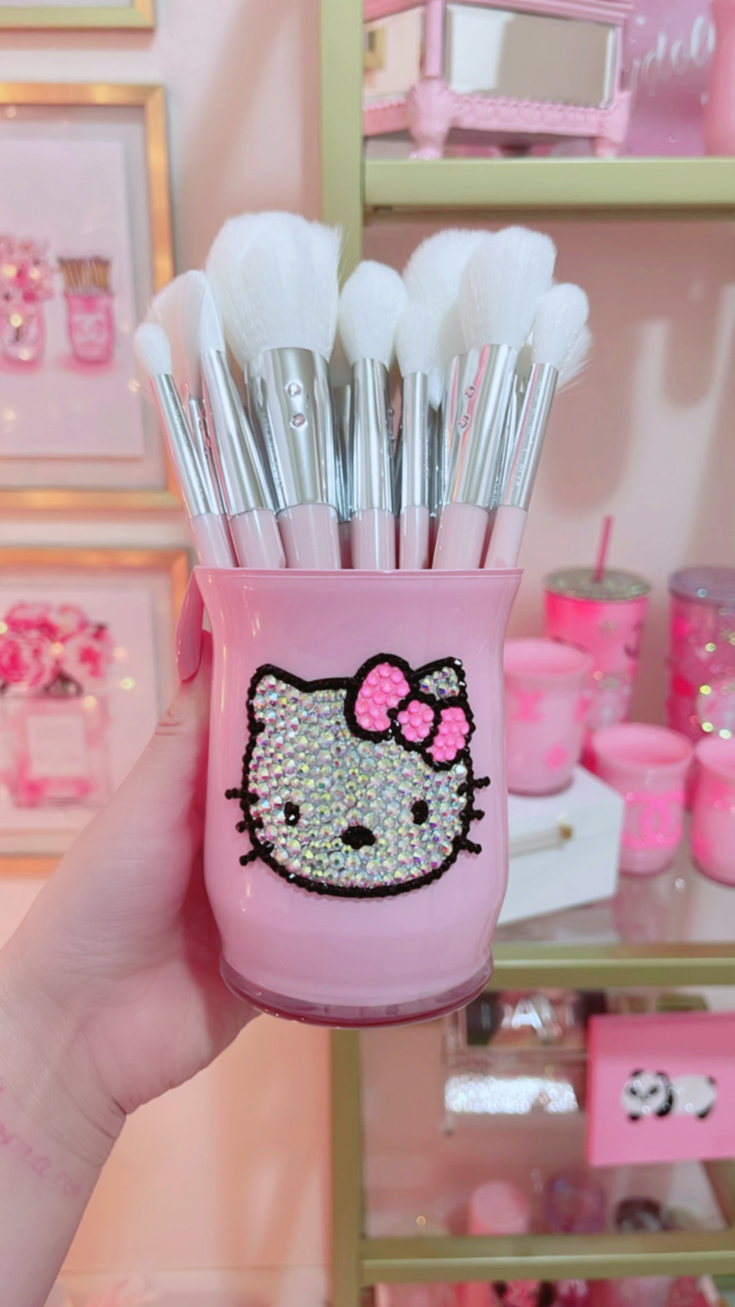 Makeup Brush Holders – Tagged Brush Holder– Pretty Sparkle Designs